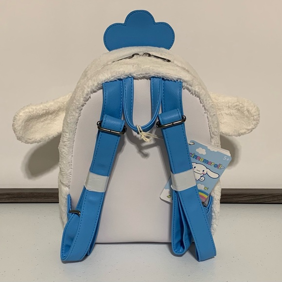 Loungefly Cinnamoroll Chef Fluffy Mini Backpack & Wallet-New - Picture 4 of 12